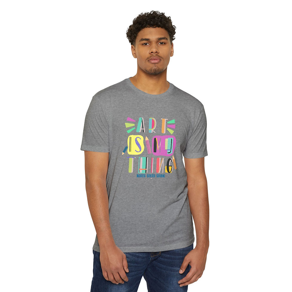 Thumbnail: Art Is My Thing Unisex CVC Jersey T-shirt