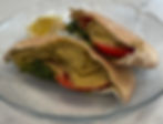 Luna's Hummus Stuffed Pita