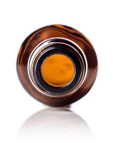 Thumbnail: Set of 468 pcs) 15 mL amber glass boston round bottle with 18-DIN neck finish
