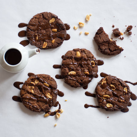Erdnuss-Schoko-Kekse