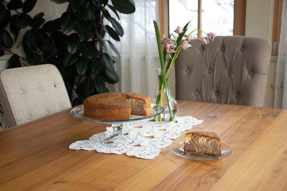 Glutenfreier Zebrakuchen