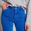 Thumbnail: Cotton Blend Wide Leg Jeans in Blue