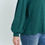 Thumbnail: Puff Sleeved Boat Neck Two Toned Brushed Hacci Top