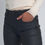 Thumbnail: Faux Leather Skinny Trousers in Black Colour