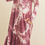 Thumbnail: Tie Dye V-Neck Rounded Hem Midi Dress