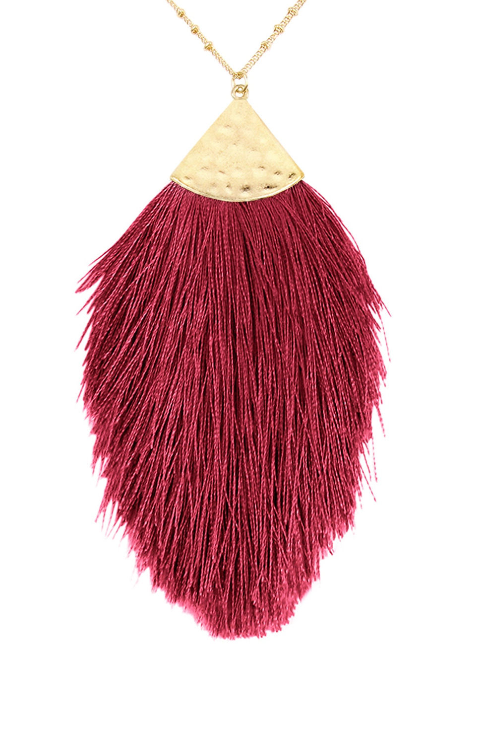 Thumbnail: Tassel Pendant Necklace