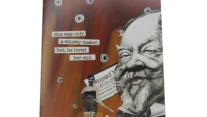 She was only a whisky maker, but he loved her still Card by Go Jet Go Designs