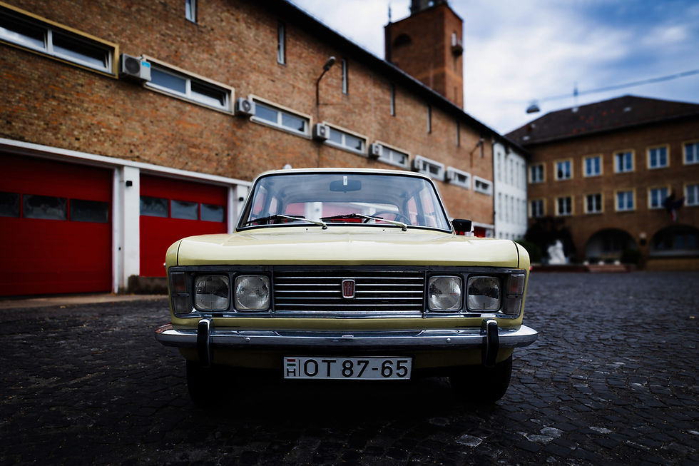 A Fiat 125 Special autóról készült fotó Fazekas Krisztina munkája.