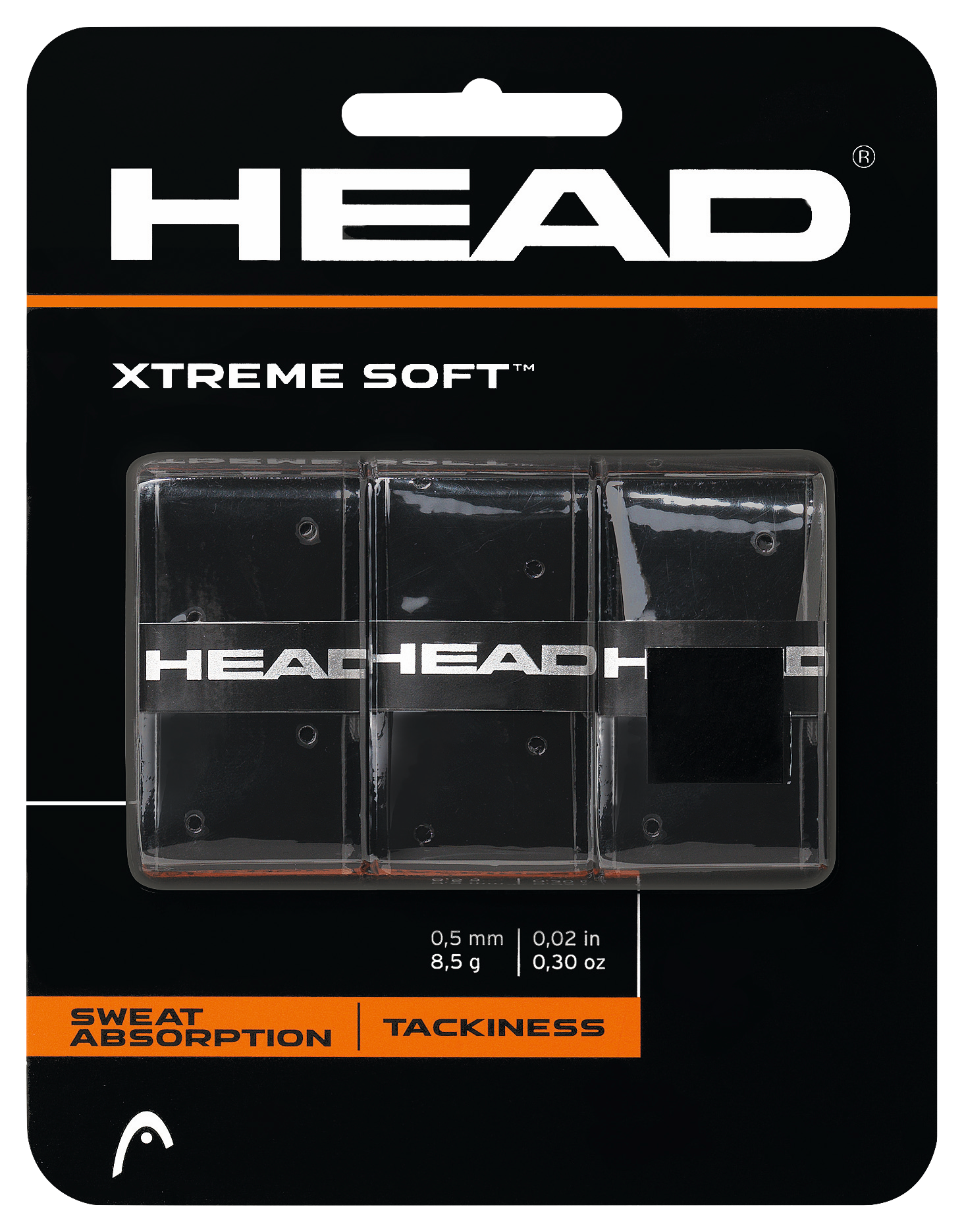 Head Xtreme Soft Black 3 Pack