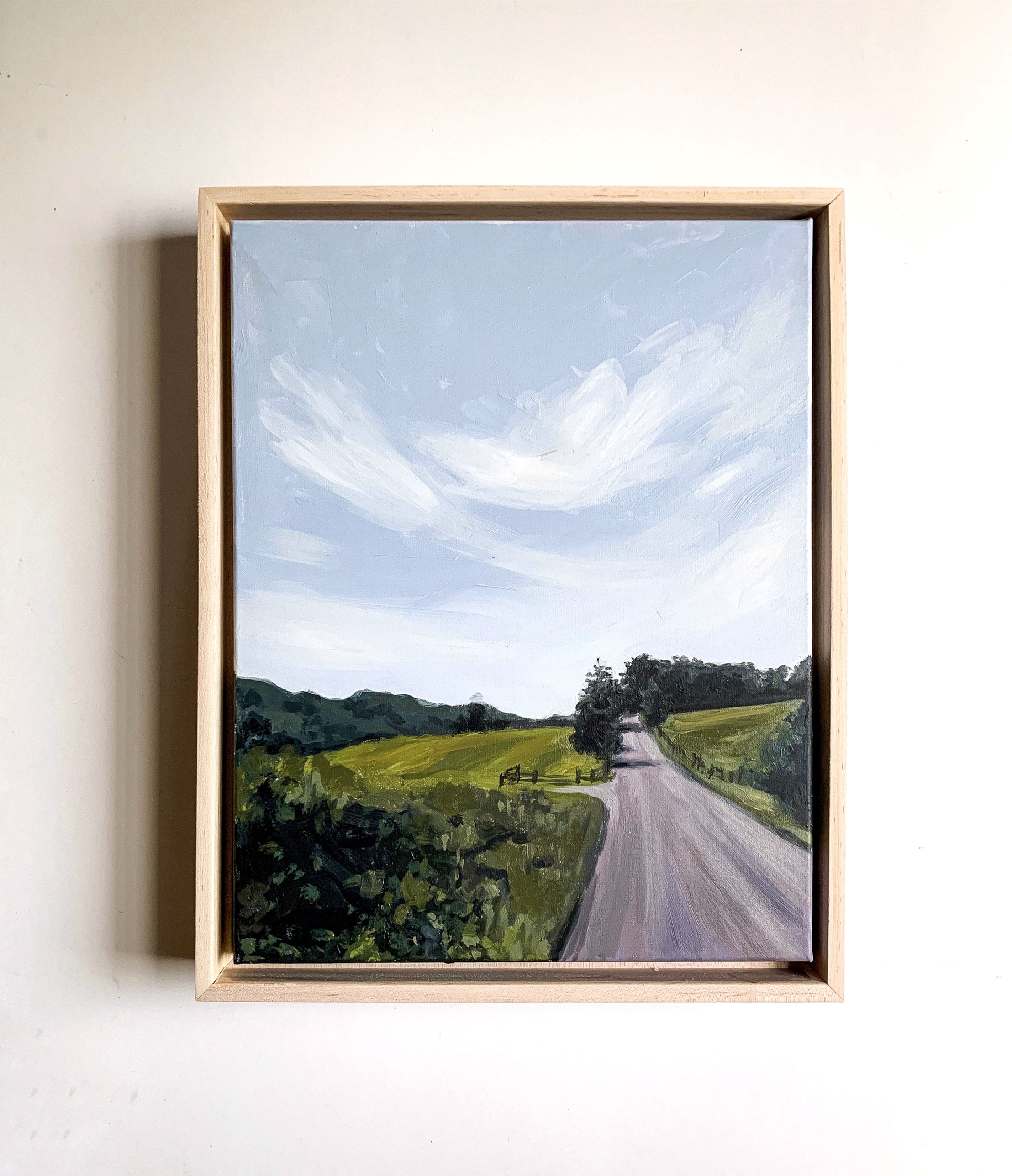 Down the Lane, Original Acrylic Painting