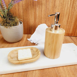 Set Baño Bamboo x2