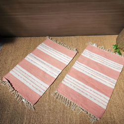 Pie de Cama Rayas Pink