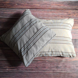 Rayas Gris y Celeste 50 x 50