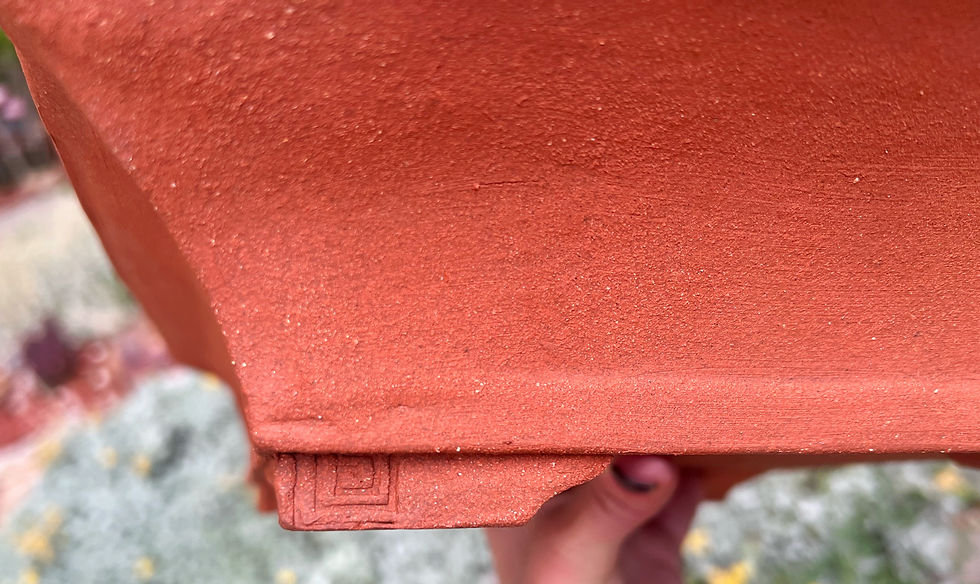 Thumbnail: Unglazed Red Flared Rectangle