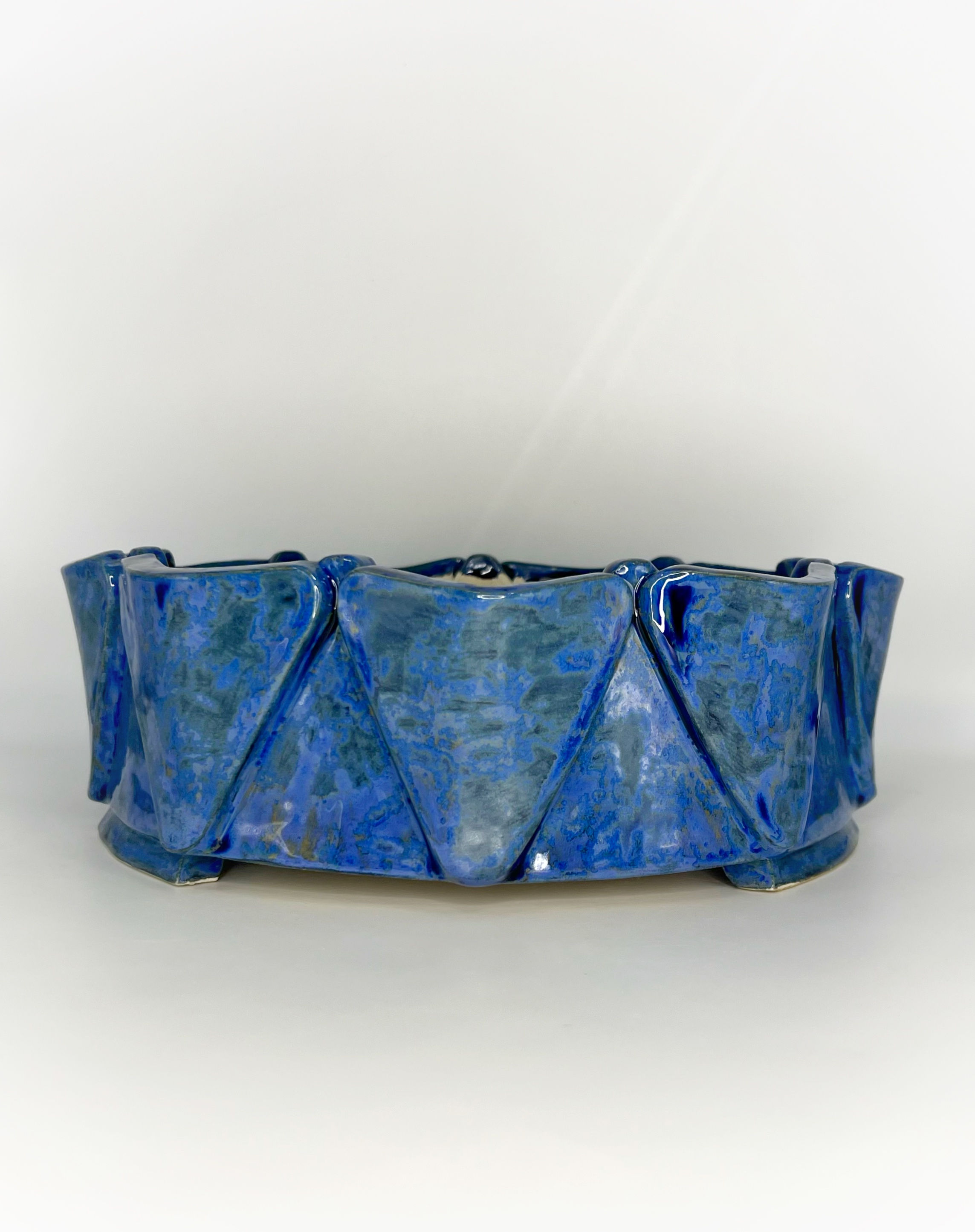 Blue Crystal Triangles