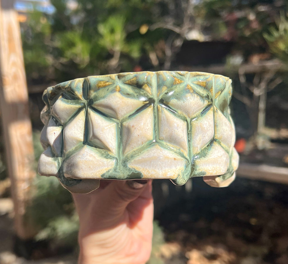 Thumbnail: Dripping Green Geometric Round