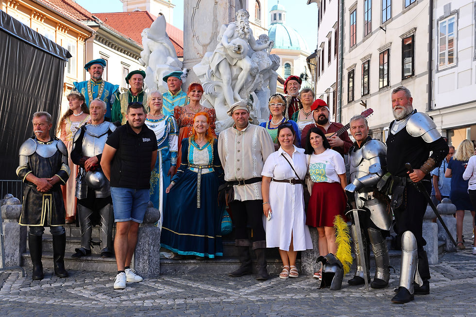 Predstavitev Srednjeveškega dne na Festivalu slovenskega podjetništva PONI EXPO