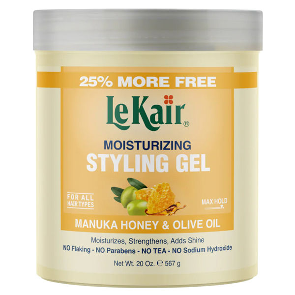 Lekair Styling Moisturizing Gel Honey & Olive 20oz