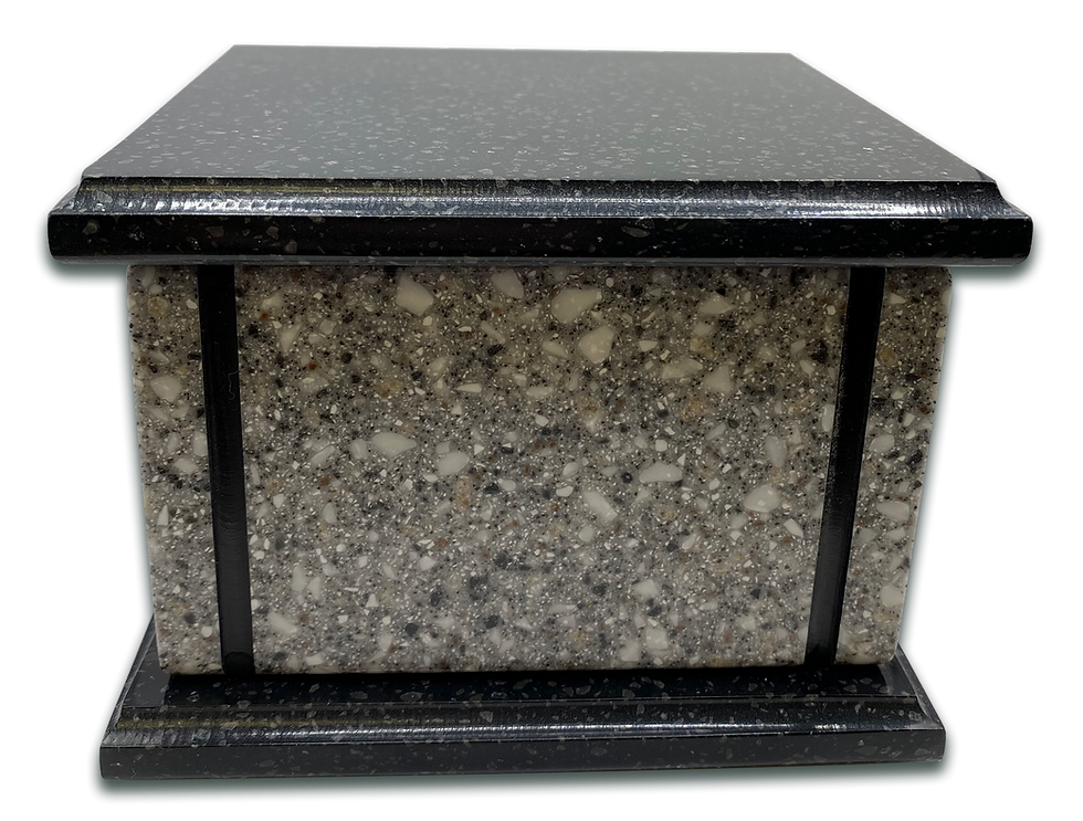 Thumbnail: Heavy Marblesque Corian Urn