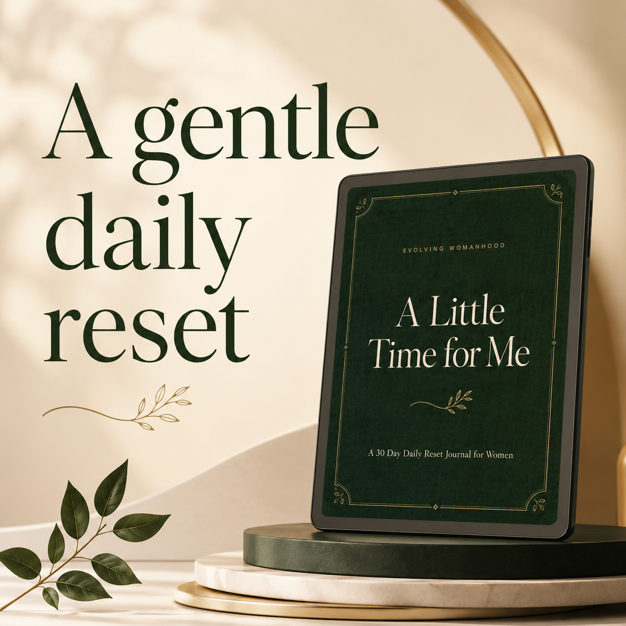 A Little Time for Me: A 30-Day Daily Reset Journal for Women