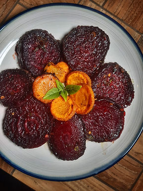 Roasted Beets and Carrots