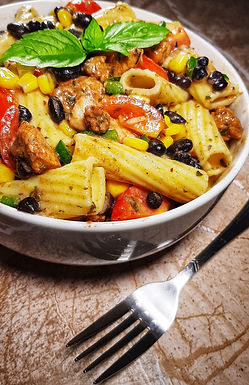 Chicken and Black Bean Pasta Salad