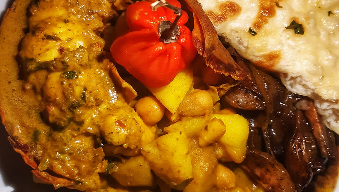 Curried Lobster with Coconut Sauce