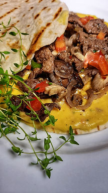Beef & Mushroom Quesadillas