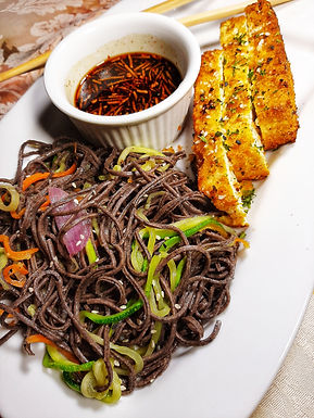 BlackBean and Zucchini Noodles