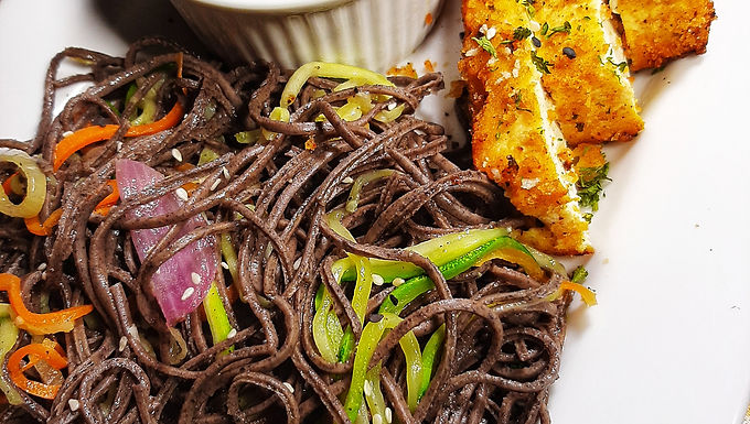 BlackBean and Zucchini Noodles