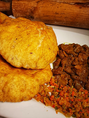 Whole Wheat and Flaxseed Fried Bake