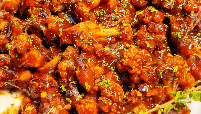Hickory BBQ Cauliflower Bites
