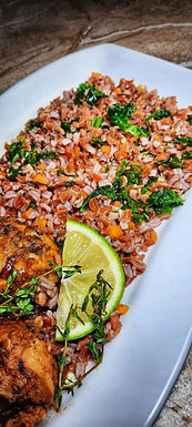 Kale & Red Jasmine Rice