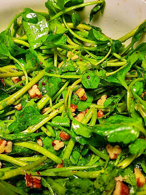 Watercress and Pecan Salad