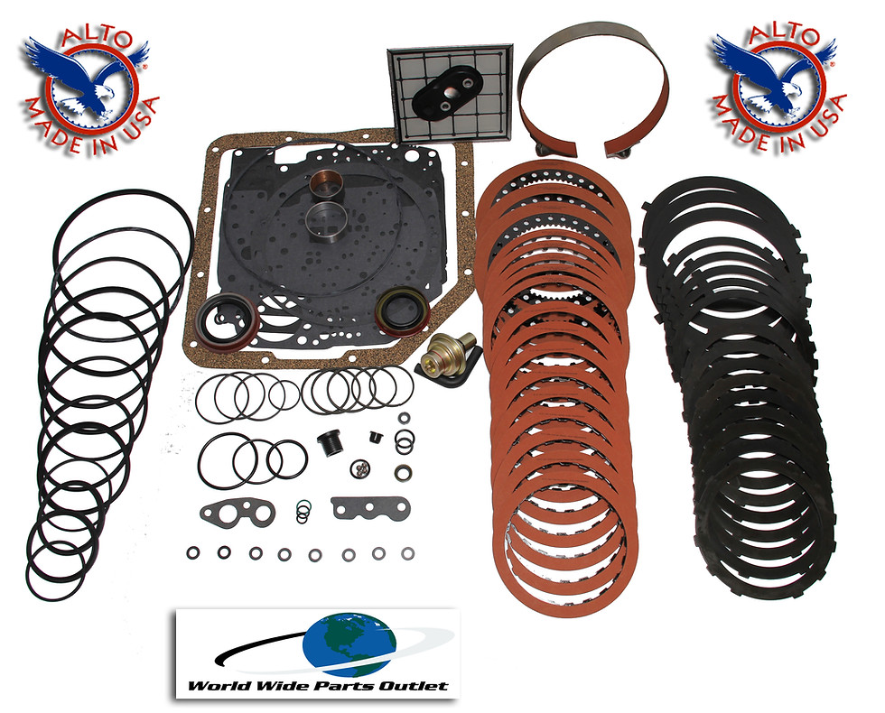TH350 Stage 2 master rebuild kit Alto Red Eagle frictions Kolene steels
