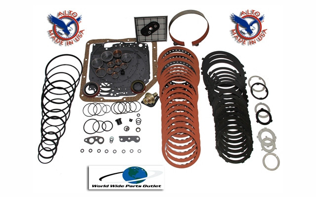 TH350 Stage 4 rebuild kit Alto Red Eagle frictions Kolene steels complete master kit