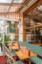 Photo de la véranda de notre restaurant Loulou