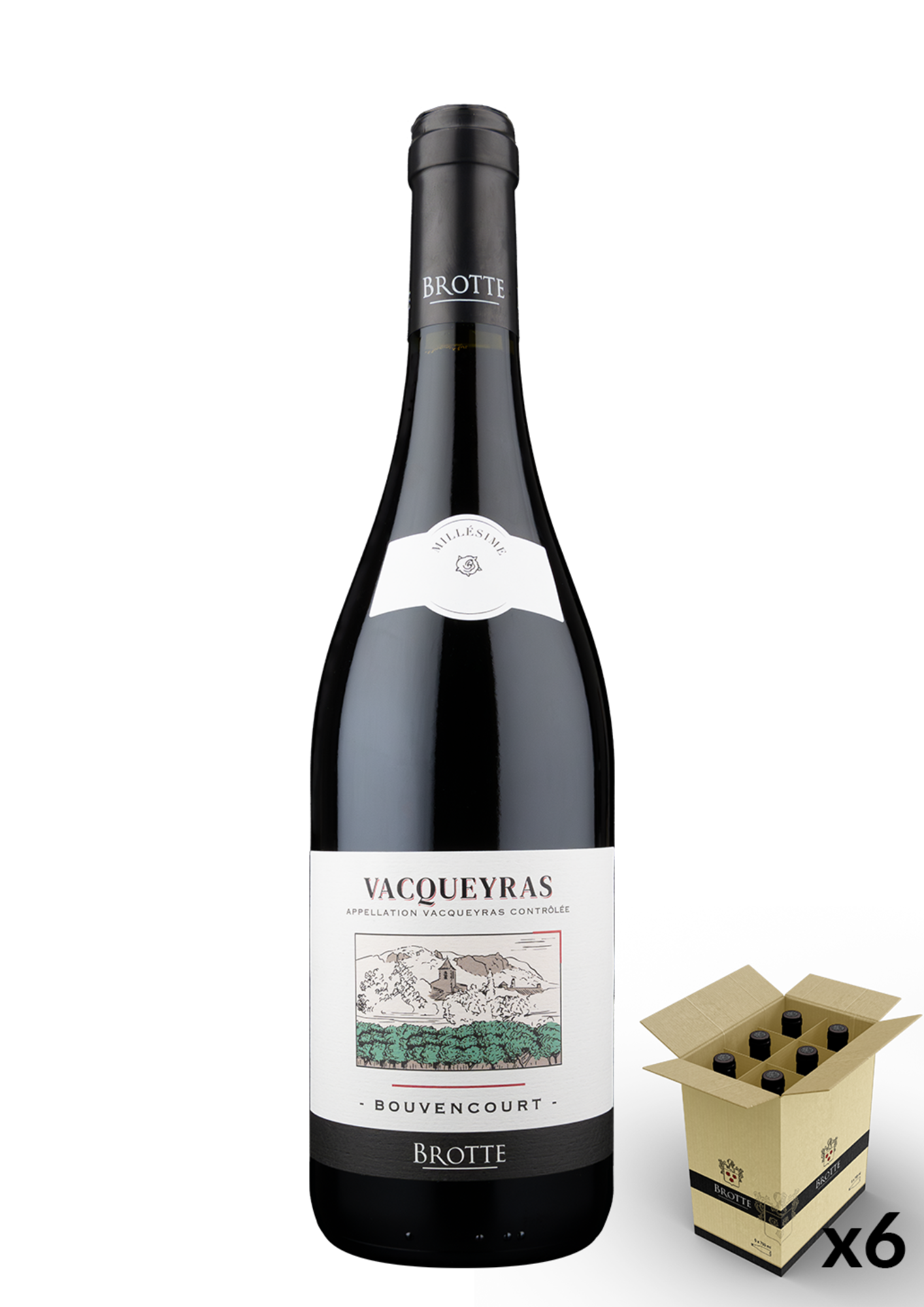 BOUVENCOURT Vacqueyras Rouge 2024 - 6x75cl