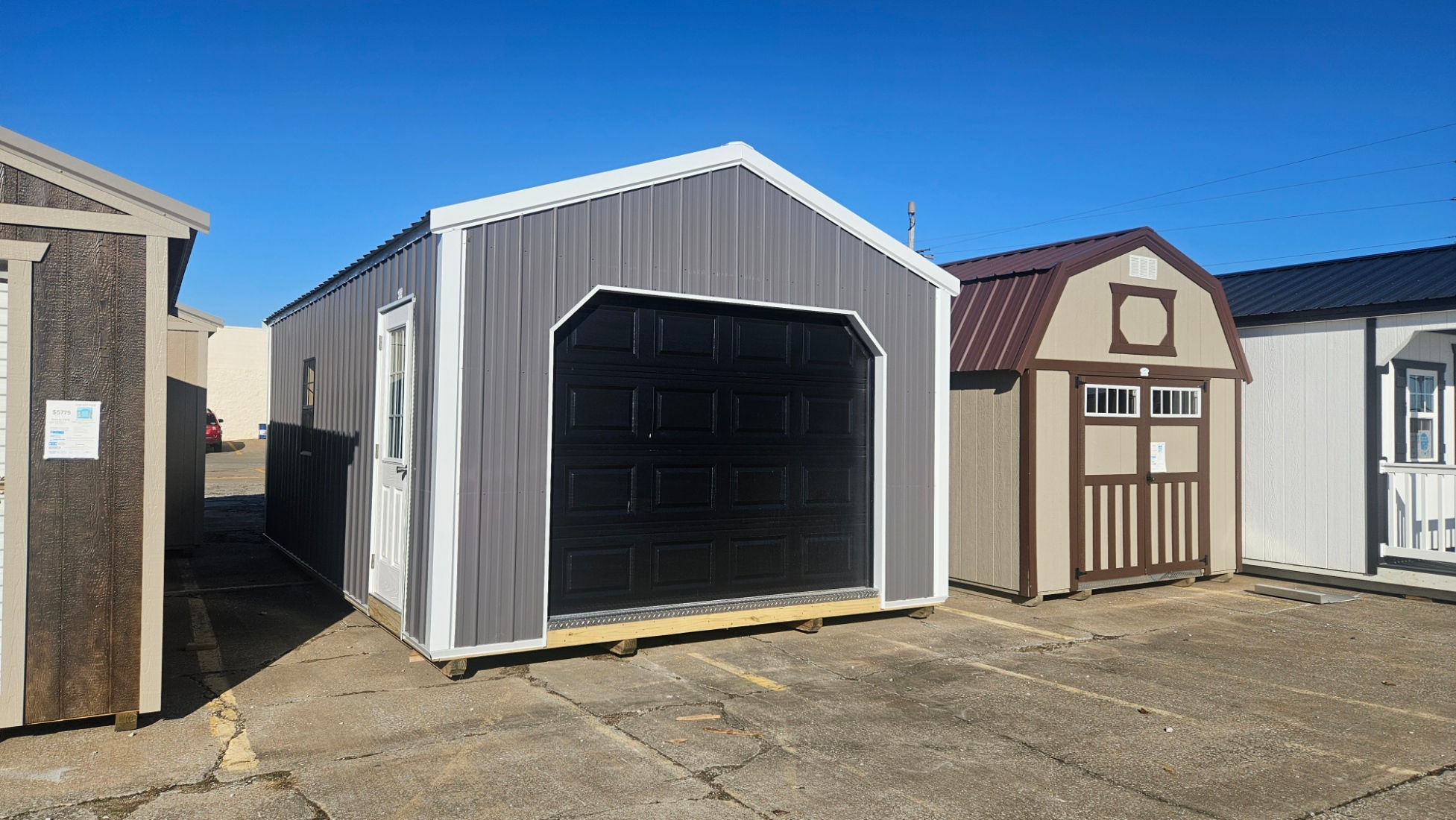 14×24 Metal Garage — Local Delivery Included