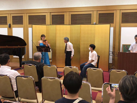 副島さんの"ALARD"試奏