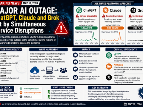 Major AI Outage: ChatGPT, Claude and Grok Hit by Simultaneous Service Disruptions