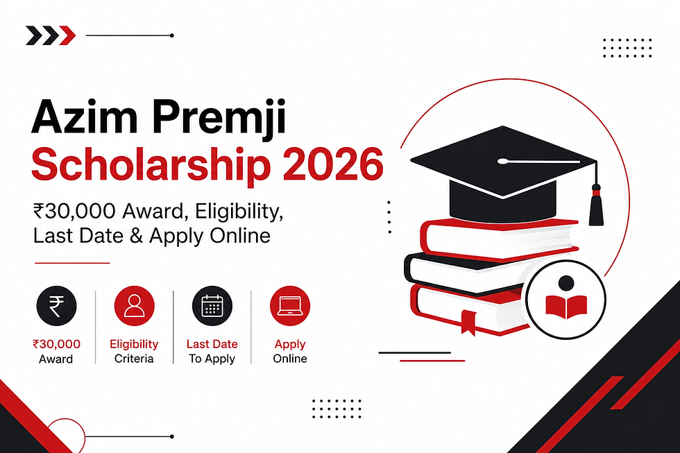 Unlock Your Future: Azim Premji Scholarship 2026: ₹30,000 Award, Eligibility, Last Date & Apply Online