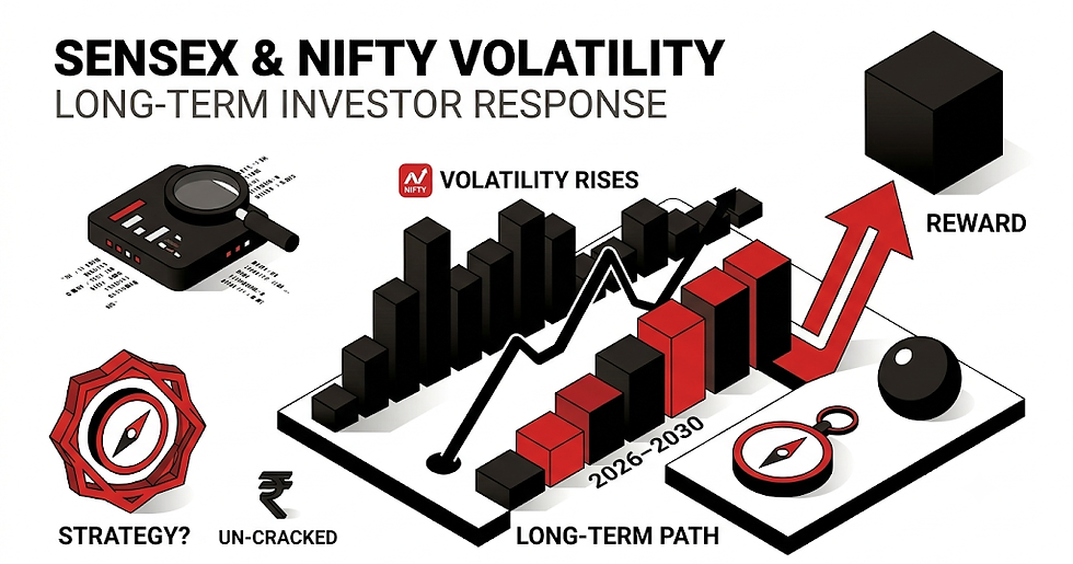 Sensex Nifty Volatility Rises: How Should Long-Term Investors Respond to Market Swings?