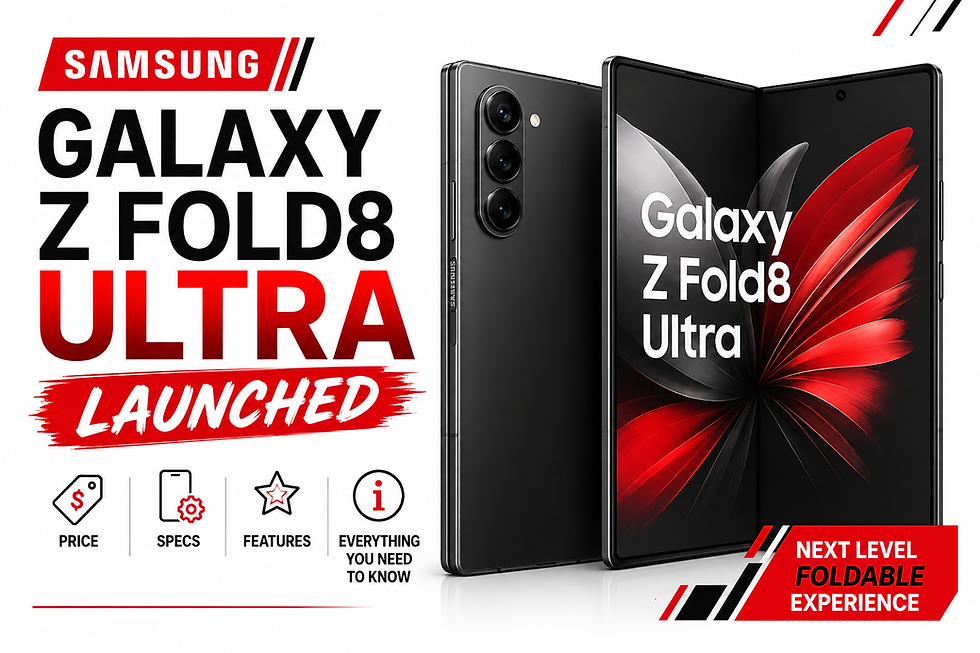 Samsung Galaxy Z Fold8 Ultra Launched: Price, Specs, Features and Everything You Need to Know