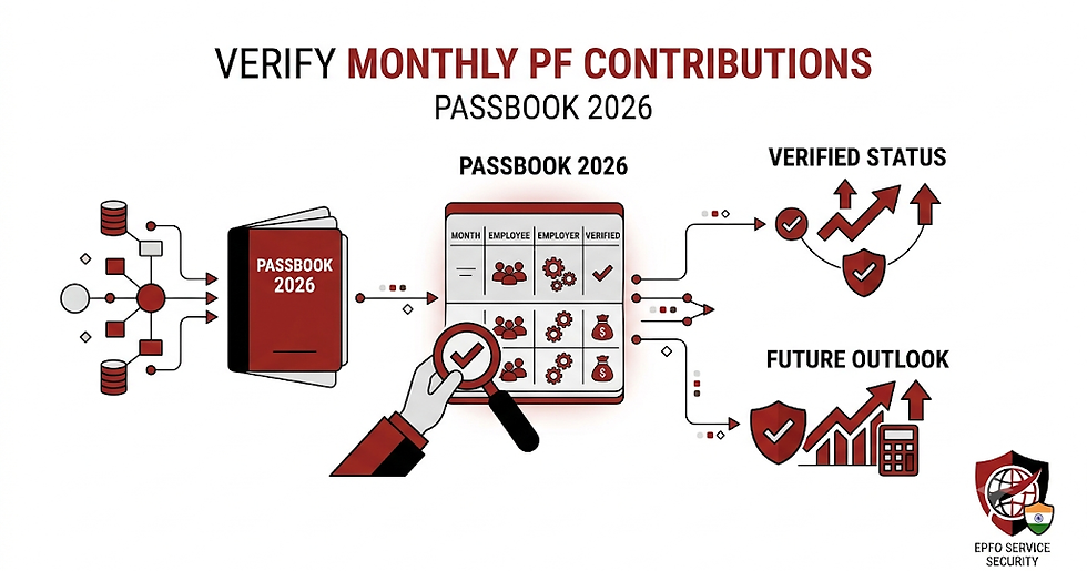 EPFO Passbook 2026: How to Verify Monthly Employee and Employer PF Contributions Effectively
