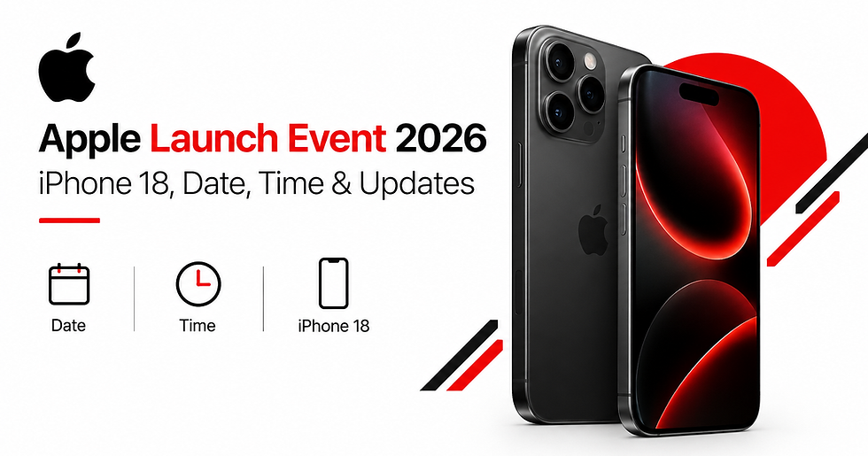 Apple Launch Event 2026: iPhone 18, Date, Time & Updates