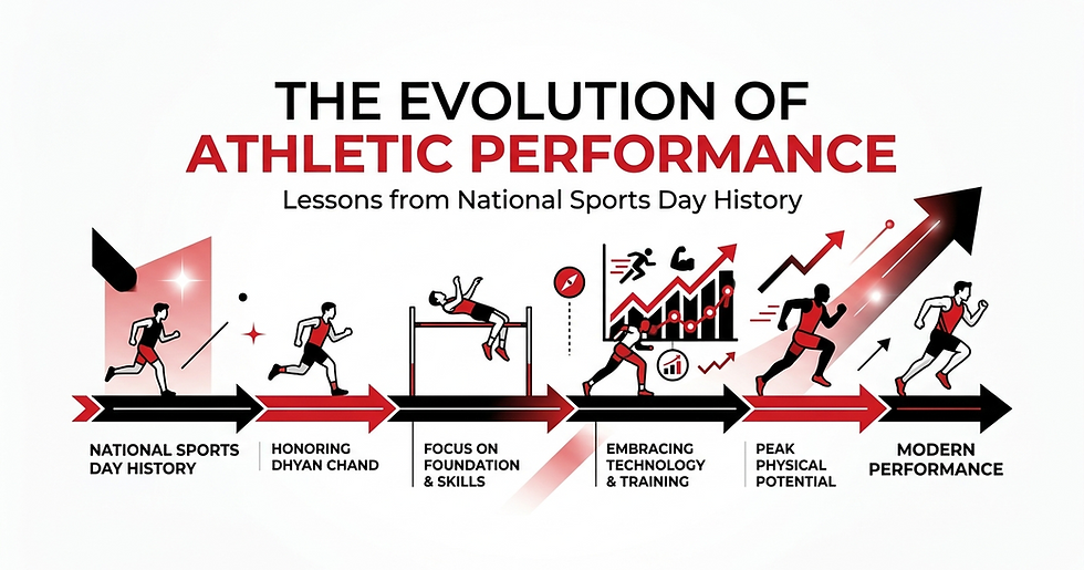 Unveiling The Evolution of Athletic Performance: Lessons from National Sports Day history.