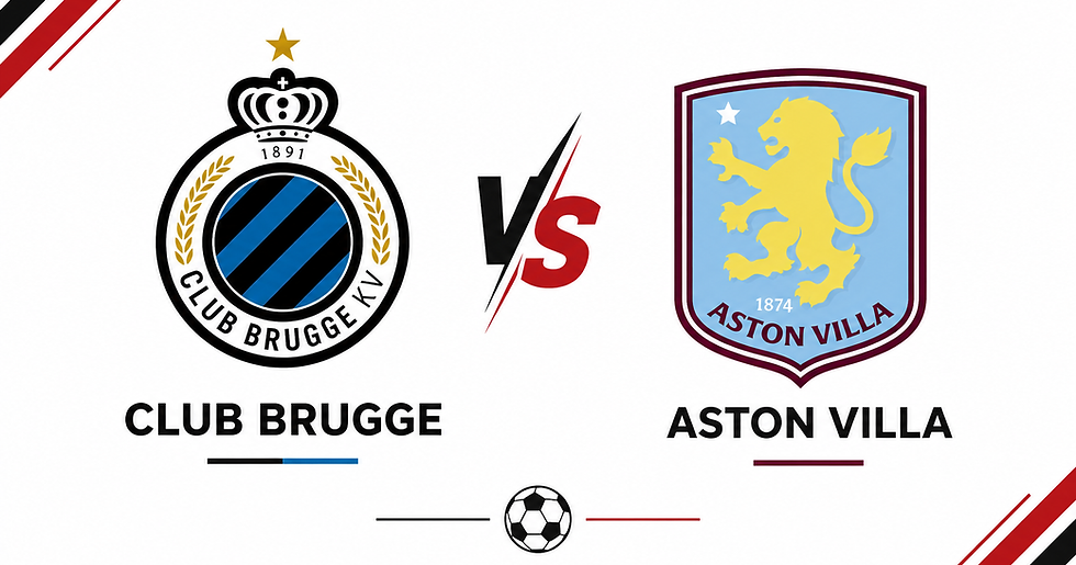 Club Brugge vs Aston Villa Masterclass: Tactical Analysis, Key Stats, and Match Blueprint