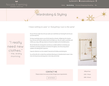 Nicola Fleming Wardrobing and Styling Page