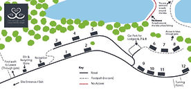 Swanborough Lakes Site Map